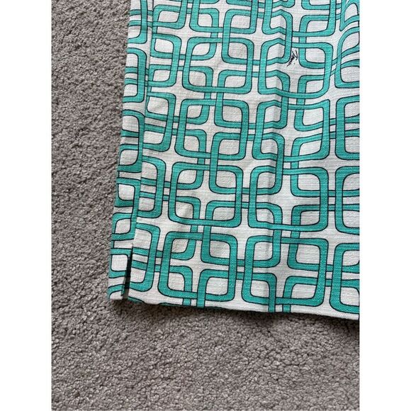 NWT TRINA TURK Moss 2 Pant In Turquoise In Blue, $300 Sz 4 G9 - Picture 4 of 9